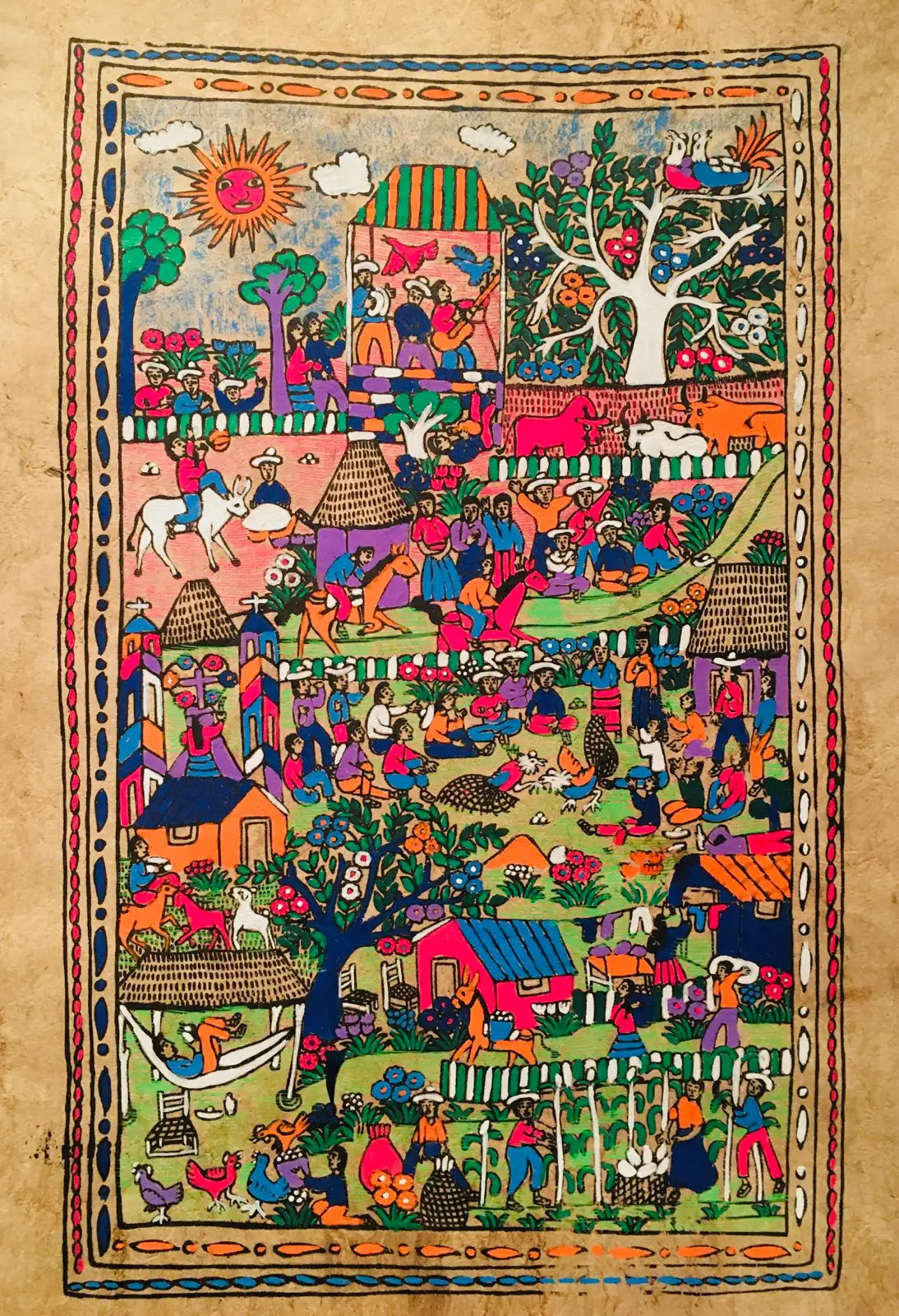Mexican Amate Paintings