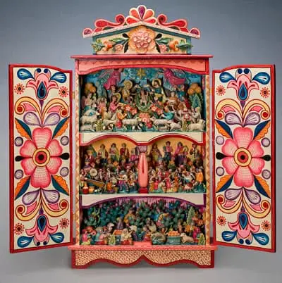 Peruvian Retablos / Portable Boxes with Scenes